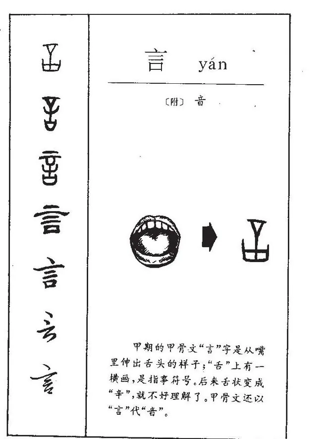 「言」字源流